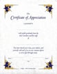 CERTIFICATE OF APPRECIATION